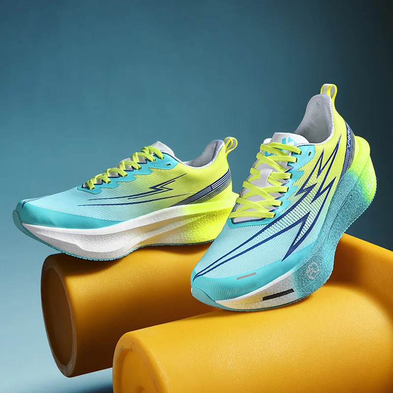

New Carbon Plate Running Shoes for Men and Women Racing Marathon Stable Rebound Shock-absorbing Training Sneakers