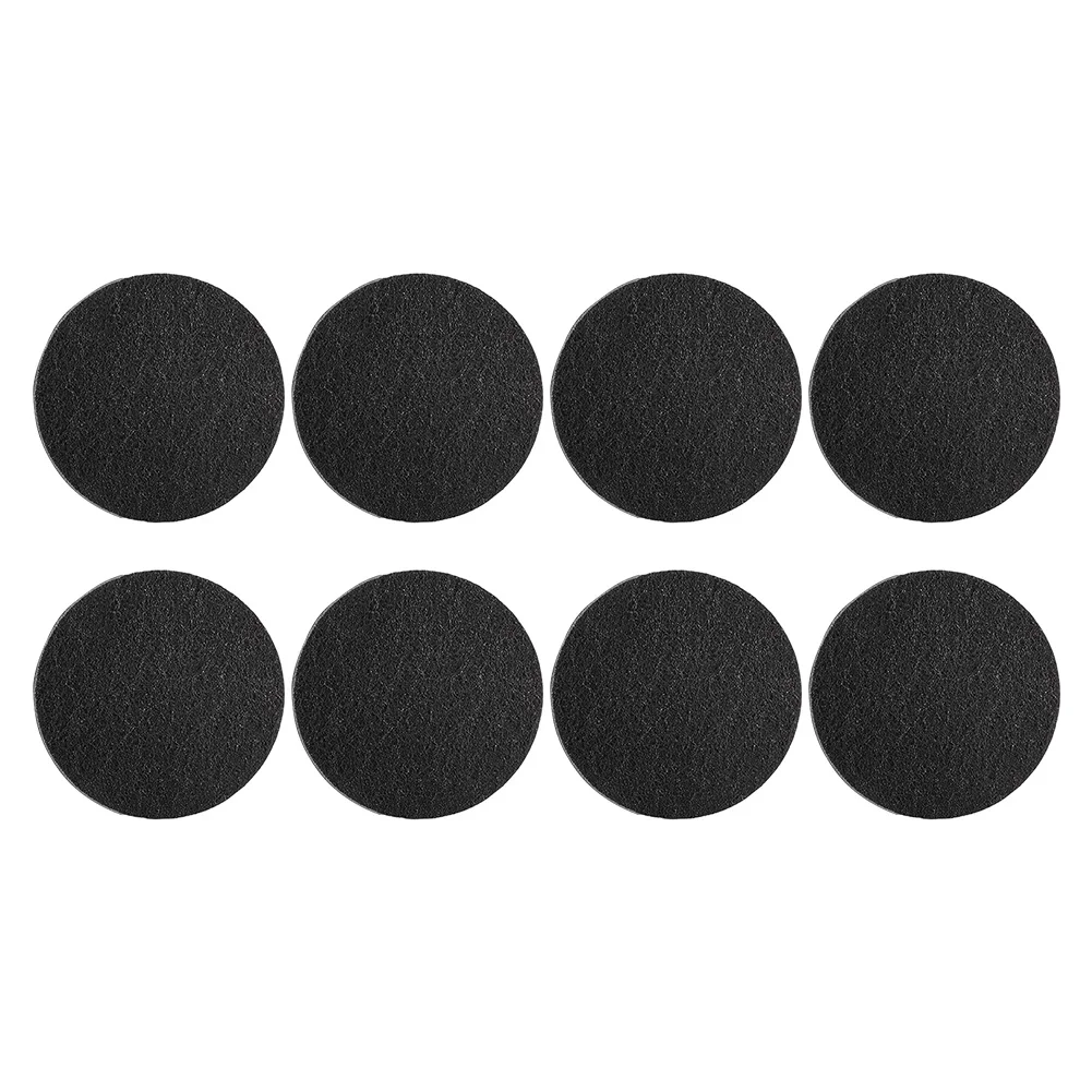 Activated Carbon Filter Set 8pcs for Indoor Compost Buckets Round Carbon Fiber Sheets for Controlling and Enhancing Air