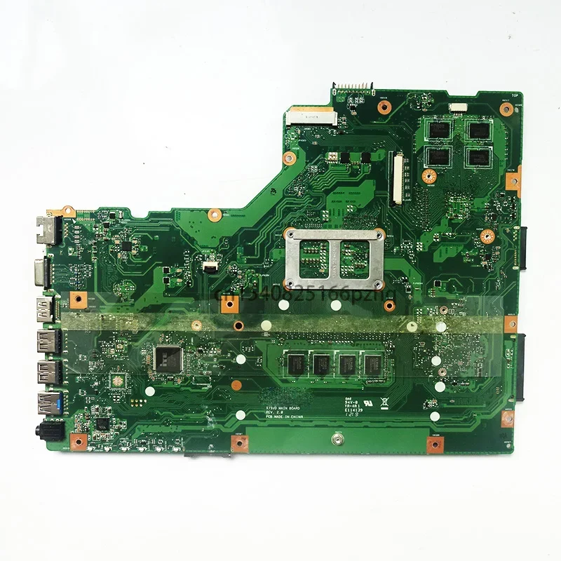 Used Laptop Motherboard For ASUS X75VC X75VB X75VD X75VD1 X75V Mainboard HM76 Support I3 I5 I7 Cpu