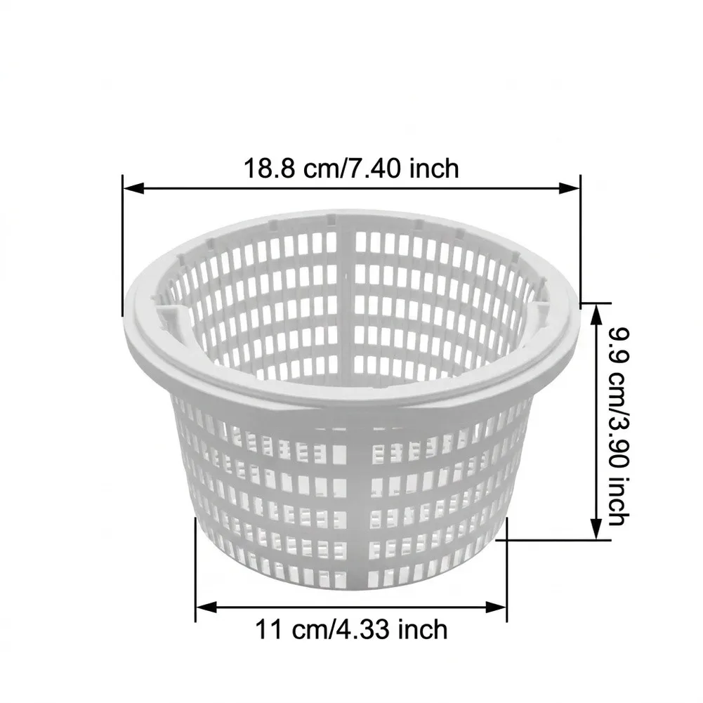 Skimmer Net Replacement Pool Skimmer Basket Efficient Dirt Collection Pump Protection System Optimized Water Circulation
