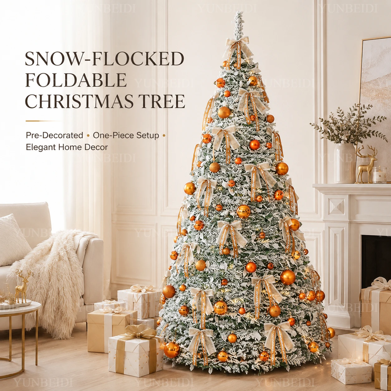 Home Decor Lighting Tree - Pohon Natal Terintegrasi yang Dapat Dilipat