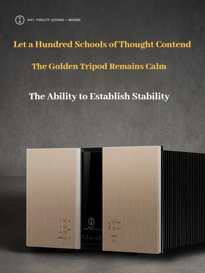 MK9800 Power Amplifier Pure Class a Fully Balanced 360w*2 High Power Hi-end Fever Grade Bridge Mono