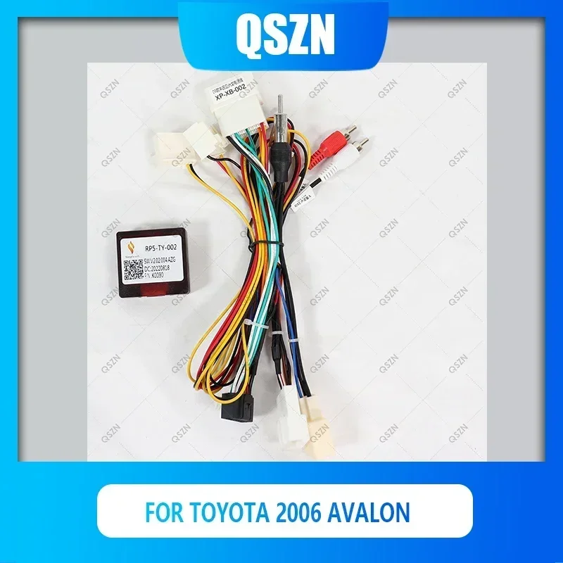 

QSZN Android Canbus Box TY-SS-01/RP5-TY-002/RP5-TY-102 For TOYOTA 2006 AVALON Harness Wiring Power Cables Car Radio