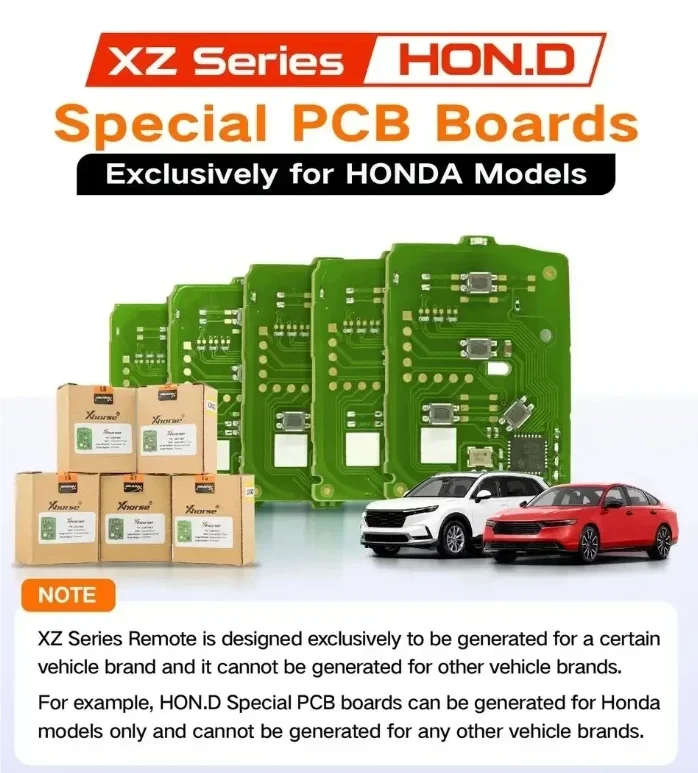 

Xhorse VVDI XZ Series XZBT44EN XZBT43EN XZBT42EN XZBT41EN XZBT40EN Special PCB Boards For Honda Pilot Insight Accord Civic CR-V