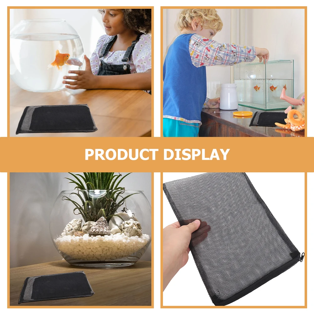 

10pcs Filter Mesh Bag Fish Tank Filter Bags Reusable Aquarium Filtration Replaceable Filtering Tool For Fish Tank Supplies