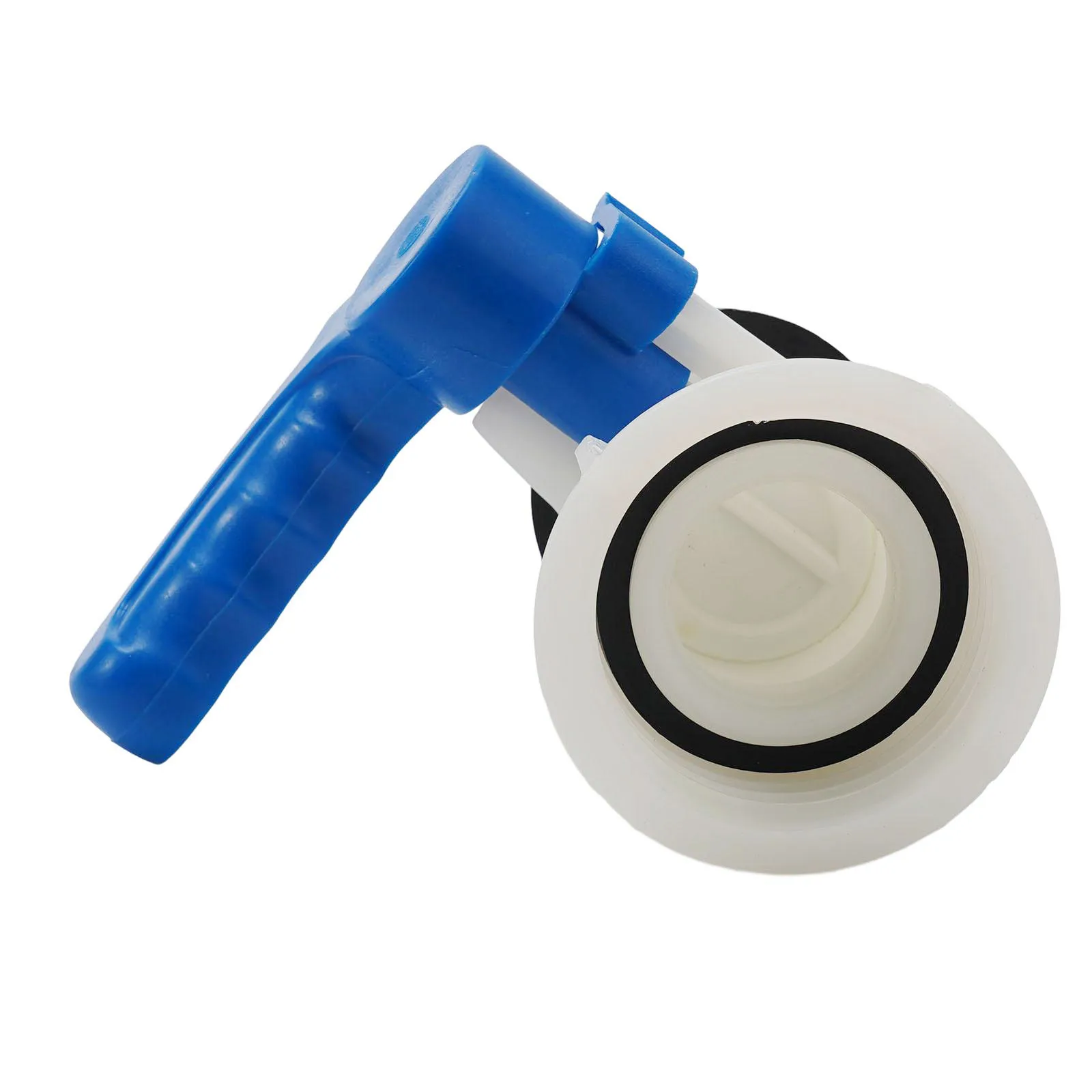 

IBC Container Butterfly Valve (60 Mm Union) S60x6 Coarse Thread Drain Valve Blue Handle Black Cap for Easy Identification
