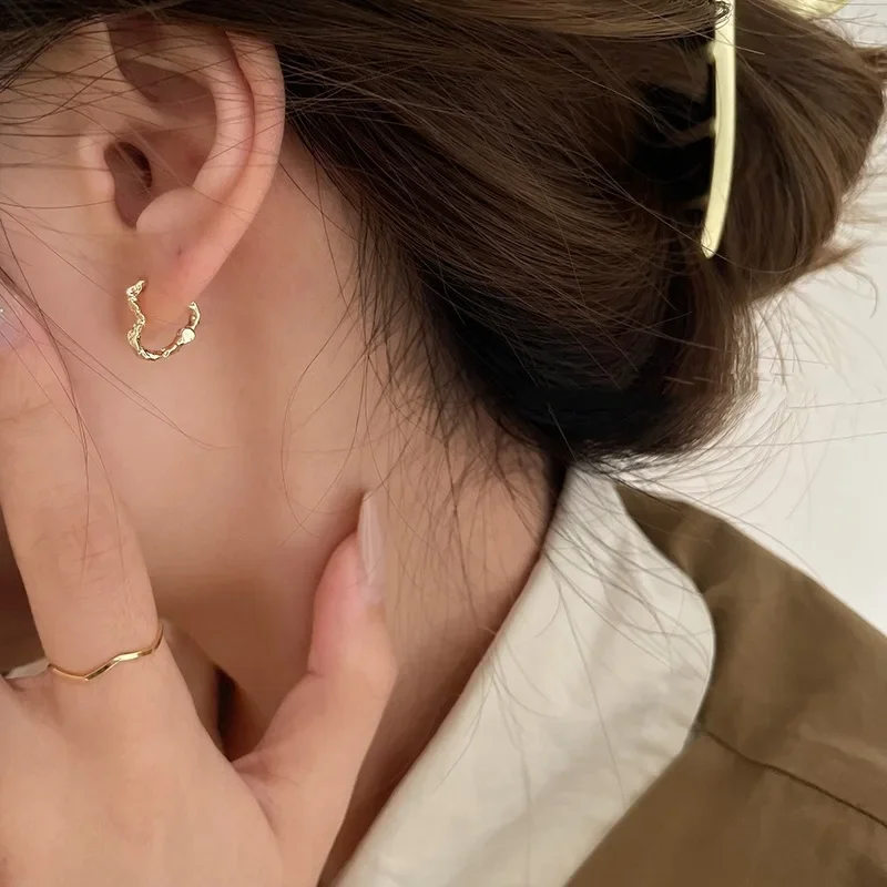 Novo design de coração de alta qualidade 925 brinco de prata esterlina para mulheres joias presente por atacado