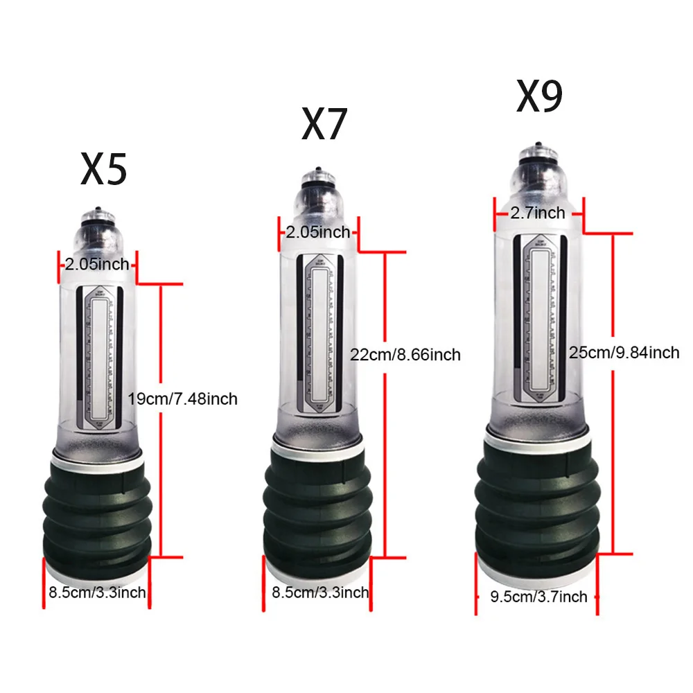 ذكر القضيب مضخة مضخة تفريغ المياه للرجال القضيب توسيع مضخة ديك موسع الديك تمارين مضخة حشفة المدرب الكبار الجنس لعب