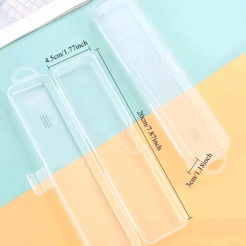 Toothbrush Box Transparent Organizer Case Travel Portable Toothbrush Holder Plastic Toothpaste Box Storage Container