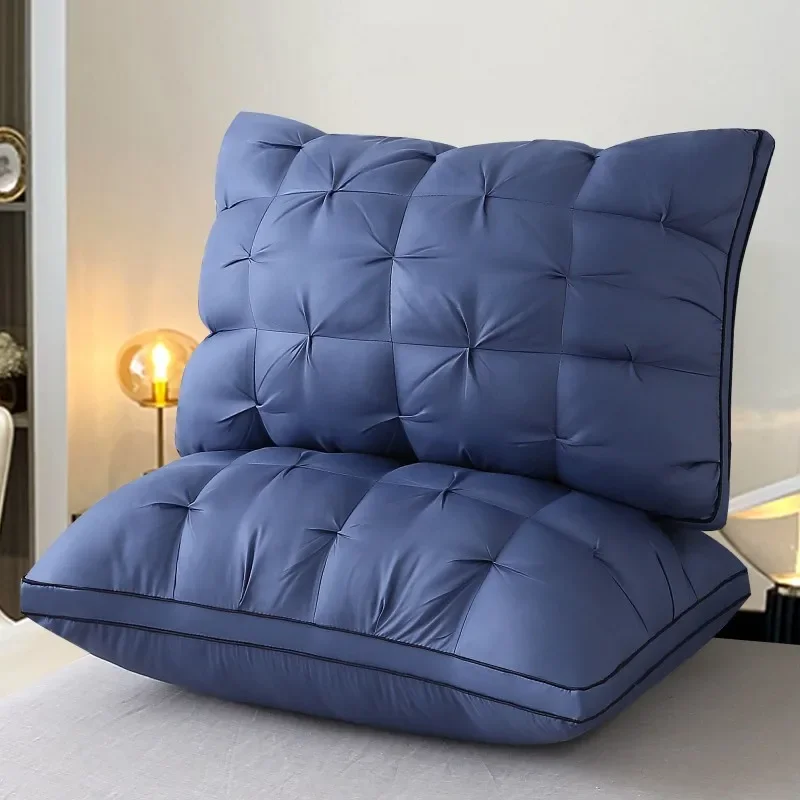 bilateral twisted flower pillow super soft sleep cervical spine protection household single pillow core pair does not collapse