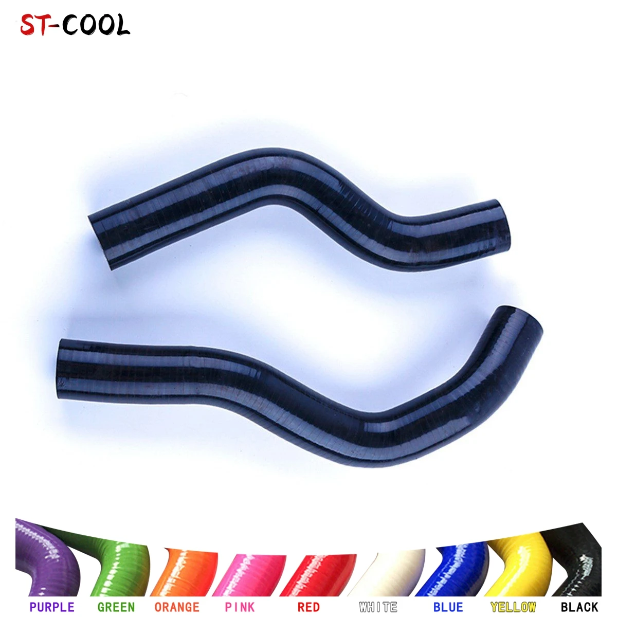 FOR HONDA FIT RS JAZZ GE8 GE9 L15A7 2008-2012 2009 2010 2011 Radiator Hoses Silicone Tubes Piping Kit 2Pcs 10 Colors