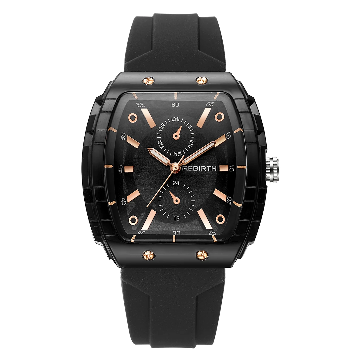 Macaron-Colored Barrel-Shaped Women's Watch