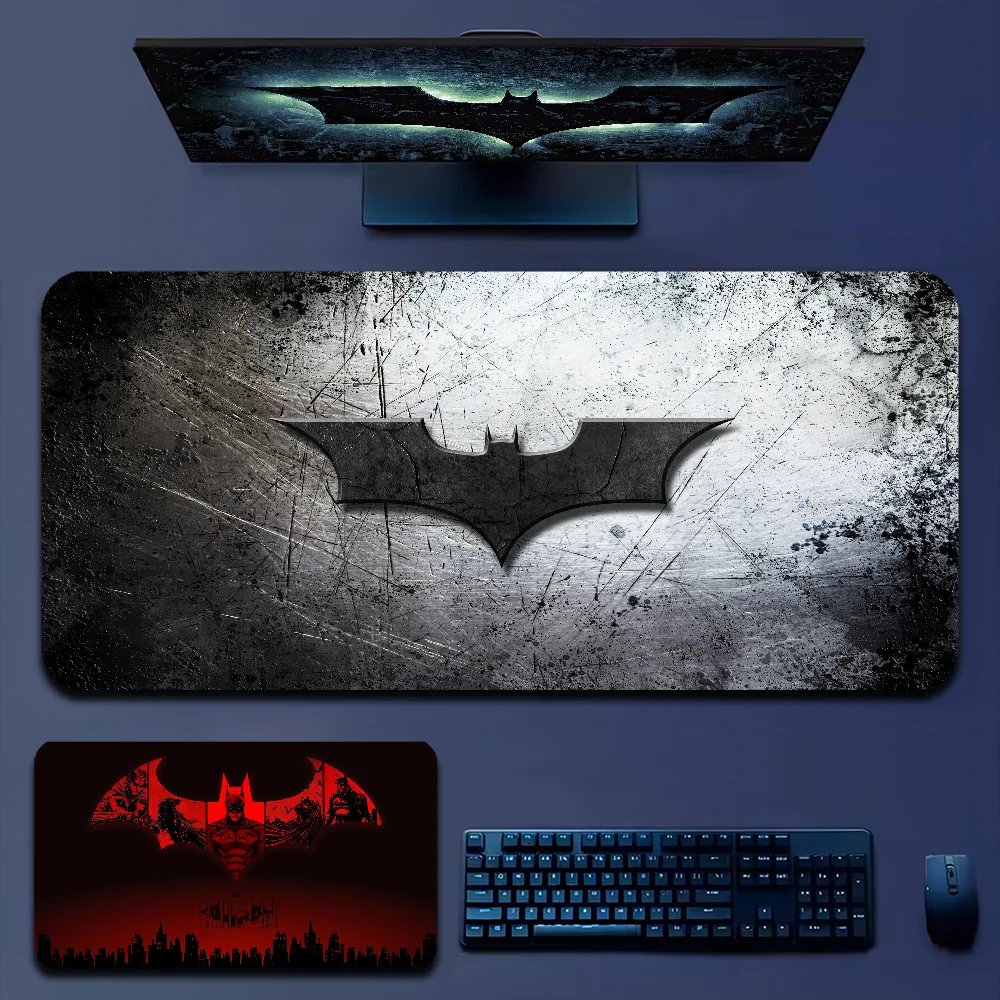 B-Bat-Mans 80x30cm XL Lockedge Office Computer Desk Mat Table Keyboard Big Mouse Pad Laptop Cushion Non-slip for Teen Girls