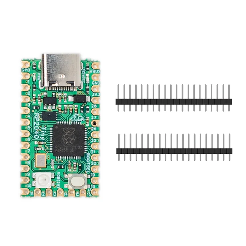 WisdPi papan kecil RP2040 | Papan mcu kecil berdasarkan Raspberry Pi RP2040 Dual-Core hingga 133 MHz Onboard 4MB Flash RGB USB-C LED