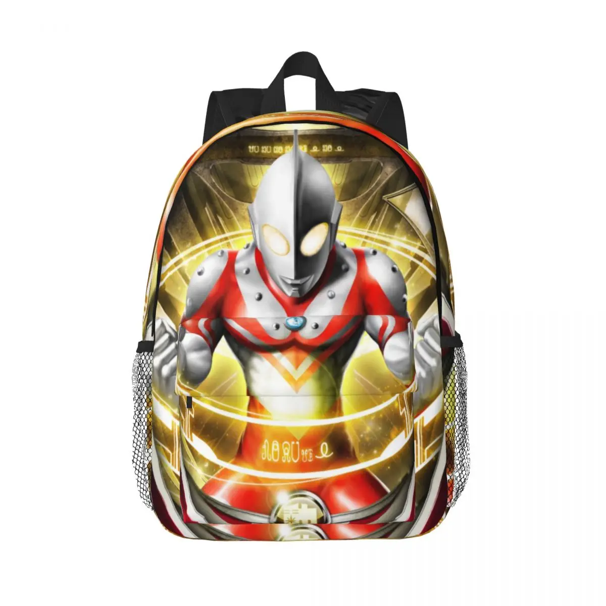 Ultraman New Fashion Zaino universitario impermeabile ad alta capacità Borsa da viaggio per laptop alla moda da 15 pollici