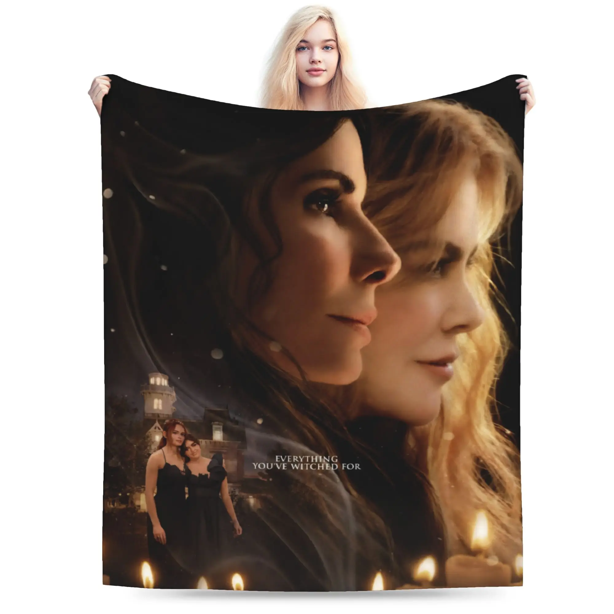 Super Soft Practical Magic 2 Movie 2026 Throw Blanket Premium Fleece Flannel Lightweight Bed Blanket Cozy Warm Blankets