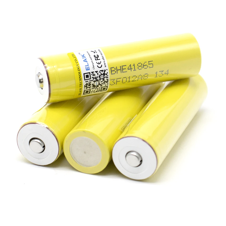 ELAIK 100% New Original HE4 18650 Rechargeable li-ion battery 3.6V 2500mAh Battery 20A 35A discharge + Pointed