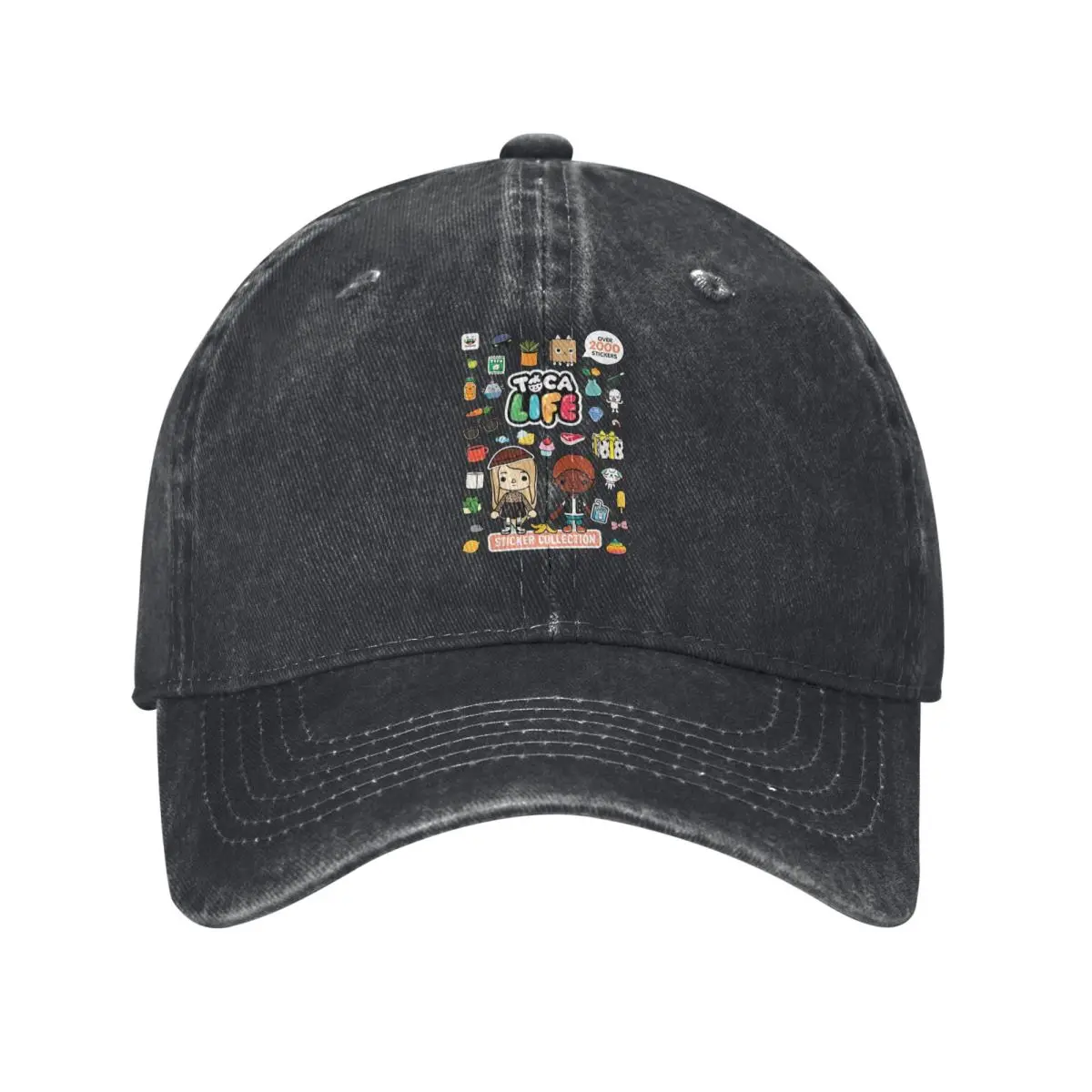 Toca Life Box Toca Boca Cute Game Baseball Caps Fashion Denim Hats Outdoor Adjustable Casquette Sports Baseball Cowboy Hat