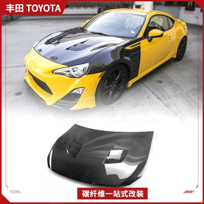 SAAR Compatible with Toyota GT86 Subaru BRZ Carbon Fiber Modification Parts SBN1 Car Engine Hood Front Hood