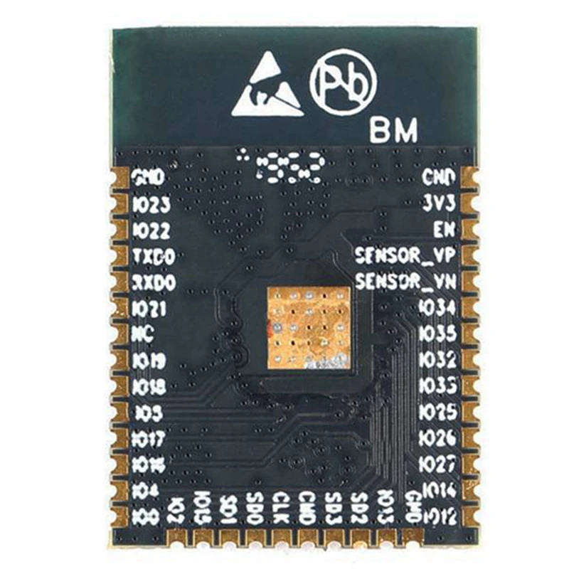 5 buah modul nirkabel ESP32 dari ESP-WROOM-32 Wi-Fi + BT + modul BLE MCU 32 Mbit PSRAM IPEX / ESP-32S ESP32 ESP-32