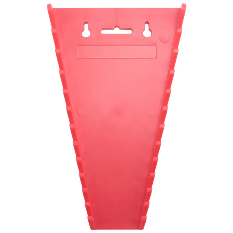 

AC23-64 Slot Wrench Organizer Big Tool Box Red & Black ABS For Tool Boxes And Walls, Suitable For SAE And Metric Wrench Storage