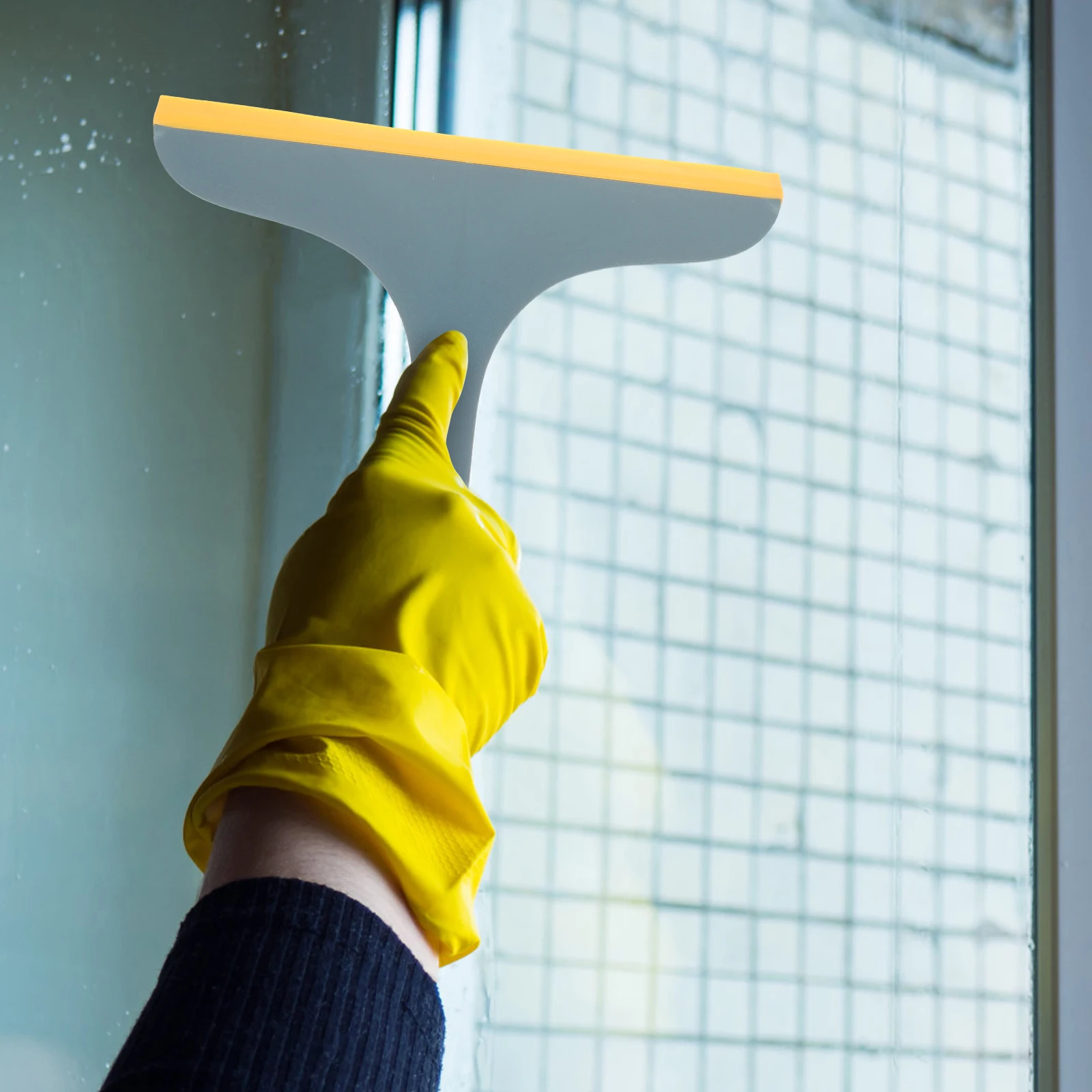 

Glass Cleaning Tool Ergonomic Shower Squeegee for Glass Doors Small Window Car Windshield Water Wiper Mirror Window Squeegee