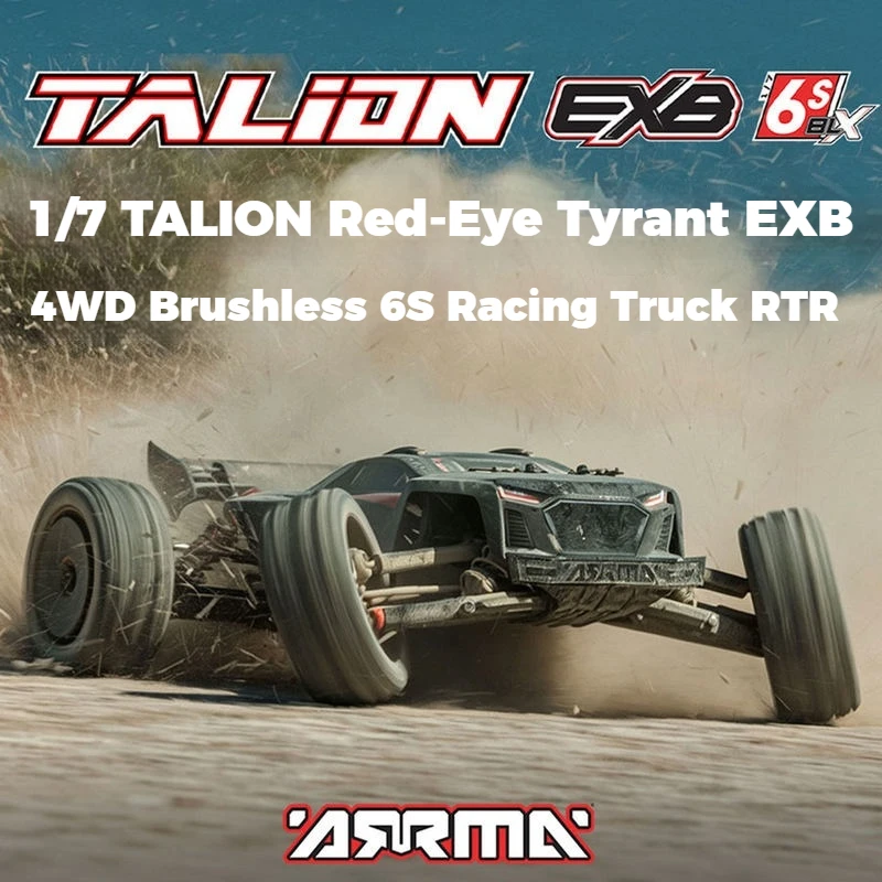 

Arrma Rc Talion Exb 1 /7 Scale 4Wd Brushless 6S High Speed Off Road Racing Truggy Monster Truck For Adult Hobby Enthusiasts
