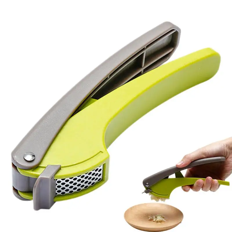 Garlic Press Stainless Steel Efficient Creative Comfort Garlic Dicer Grinder Stainless Steel Kitchen Tools Necessary Appliances