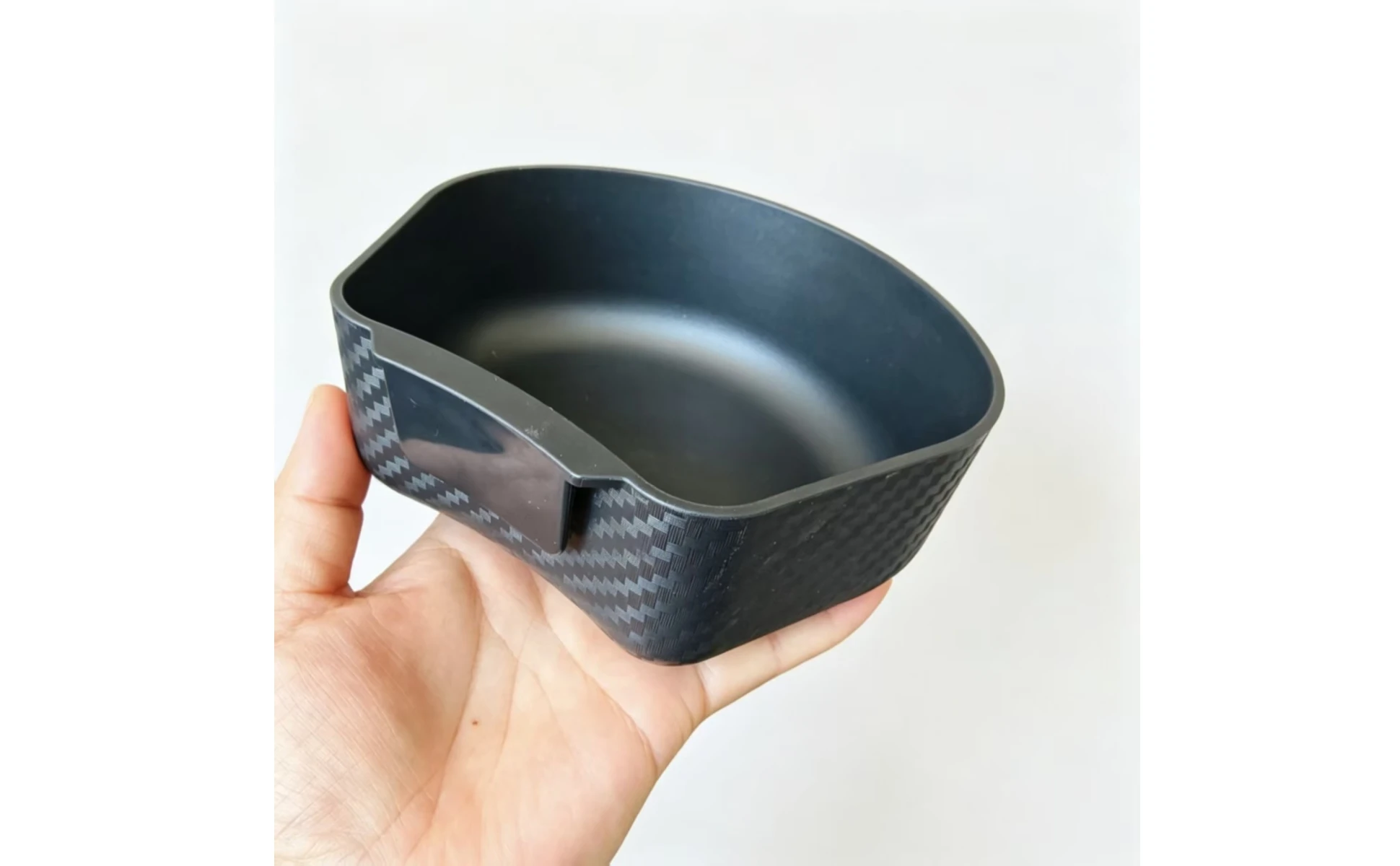 Hanging Bowl with Tab Smooth-Interior Fishing Container Sturdy Portable for Anglers
