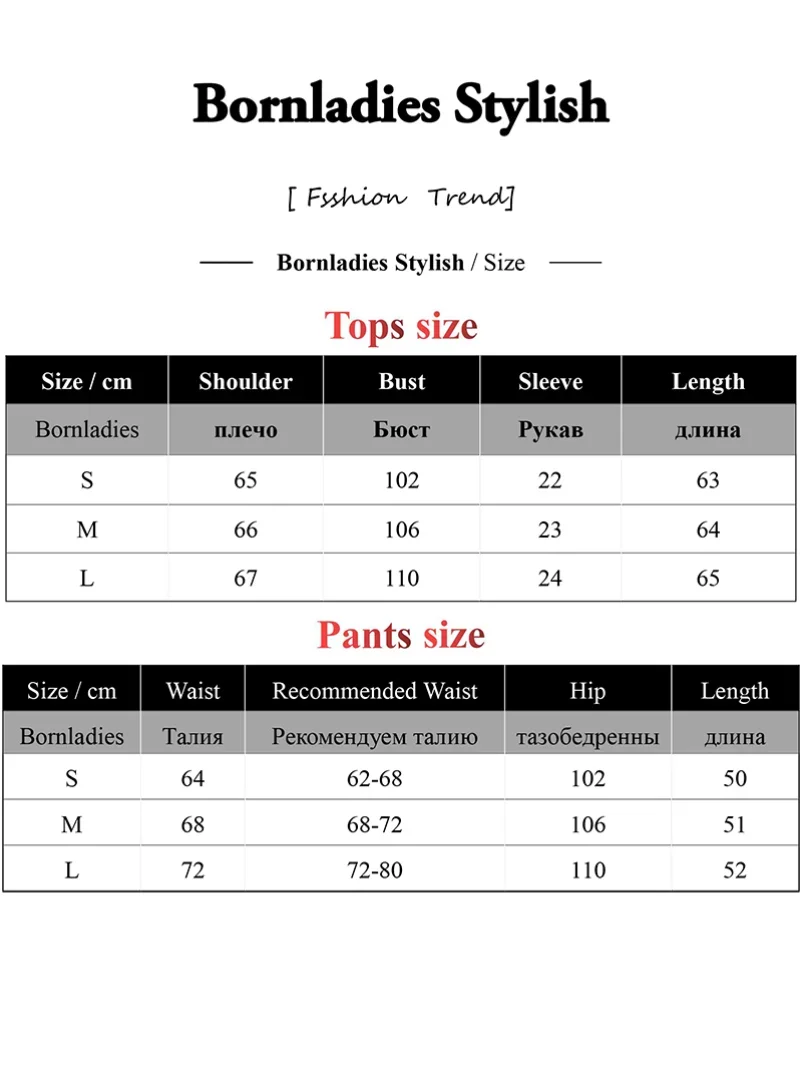 Bornladies Summer 100% Cotton Sets Women Casual Two Pieces Half Sleeve Patchwork T Shirts ＆ High Waist Shorts Outfits Tracksuit