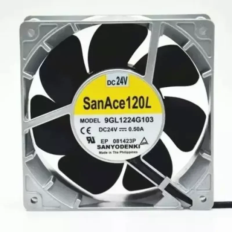 For 9GL1224G103 DC24V 0.50A Original Japan Sanyo SANYO 120 * 120 * 38 Aluminum Frame Fan