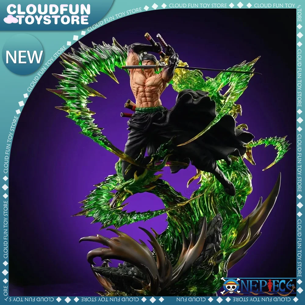 

One Piece Figure Zoro Figures Roronoa Zoro Anime Figure With Light Standing Model Pvc Ornament Collection Bedroom Birthday Toys