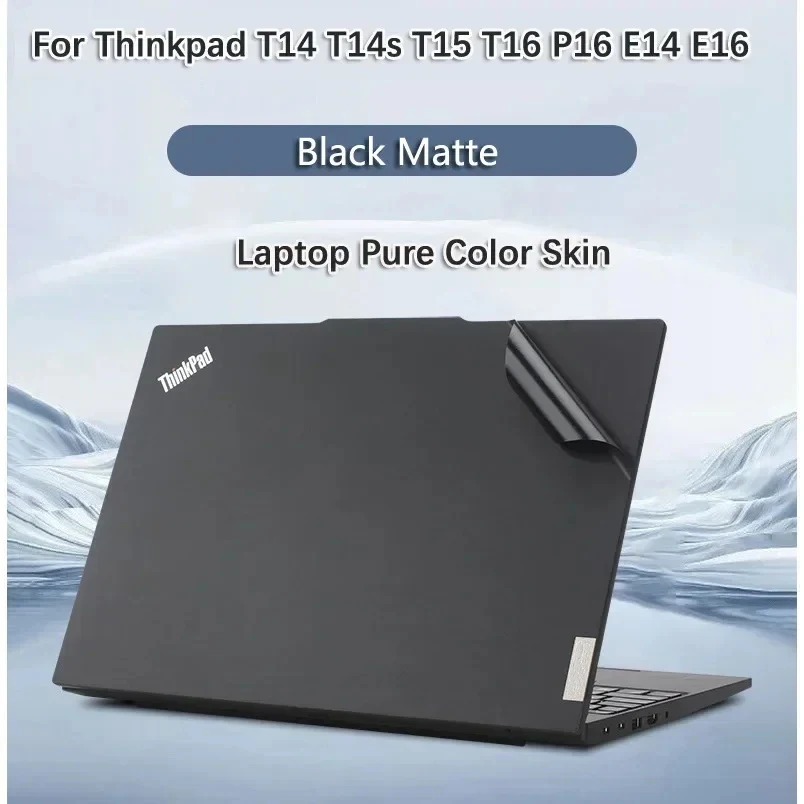 

Наклейка-кожа для Lenovo Thinkpad T14 T14s T15 T16 P16 Gen1 Gen2 Gen3 Gen5 Gen6 Series, виниловая защита для ноутбука