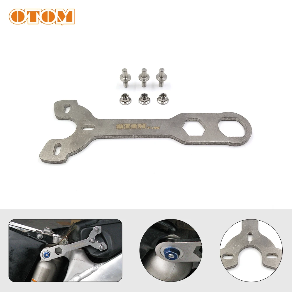 

OTOM Motorcycle Multi-function Adjustment Wrench Tool Dirt Bike Shock Absorber Oil Seal Base Remove Spanner For KTM CRF KXF YZF