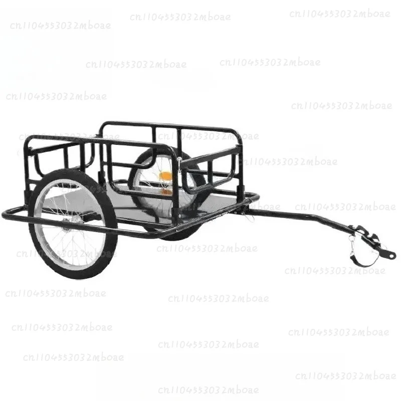 Foldable Bicycle Cargo Trailer with 16 Inch Wheels - Portable Utility Trailer for Bicycles