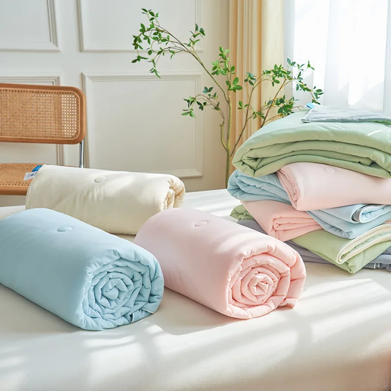 لحاف ذو ملمس رائع، آيس كريم، لحاف صيفي، بطانية ناعمة ومسامية، رائعة ورائعة