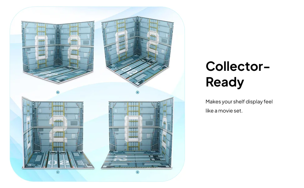 

1 12-масштабная фоновая витрина, пенопластовая доска из ПВХ, модель автомобиля, витрина, сцена для коллекции украшений стола