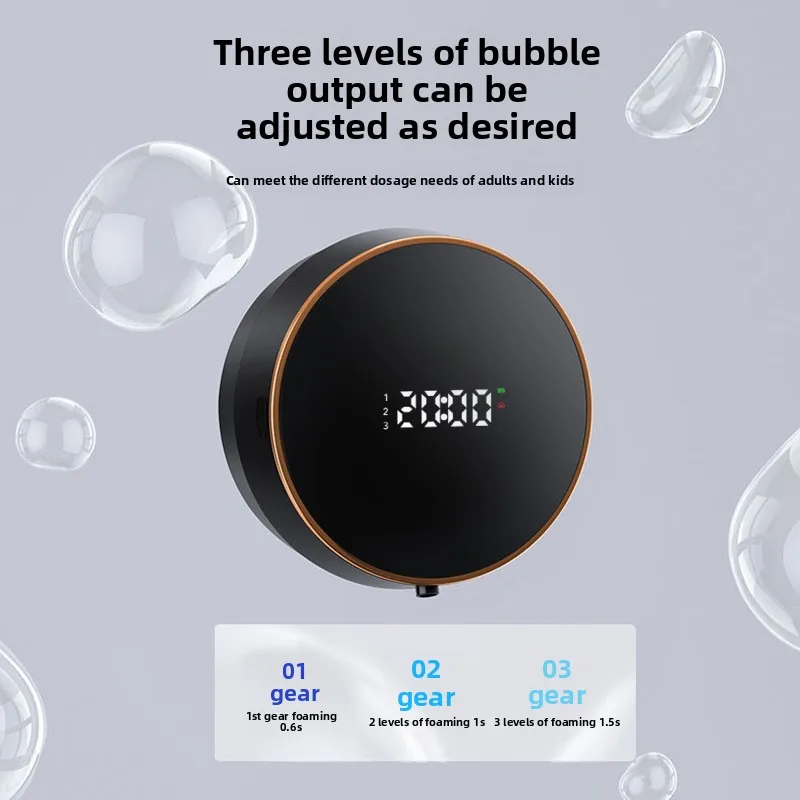 

Умный дозатор пенного мыла 260 мл 2025 года, автоматический бесконтактный настенный диспенсер для дома