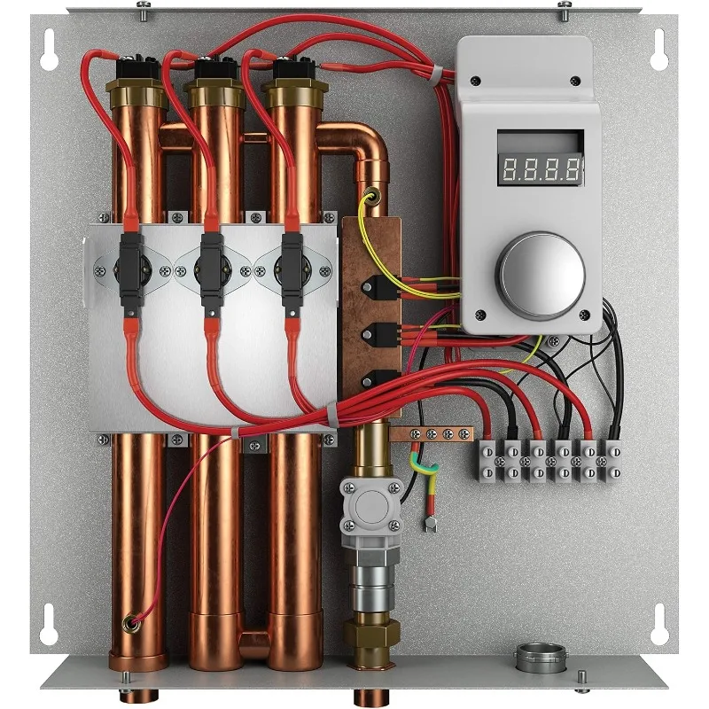 Rheem RTEX-24 24kW 240V elektrische tankloze boiler, grijs