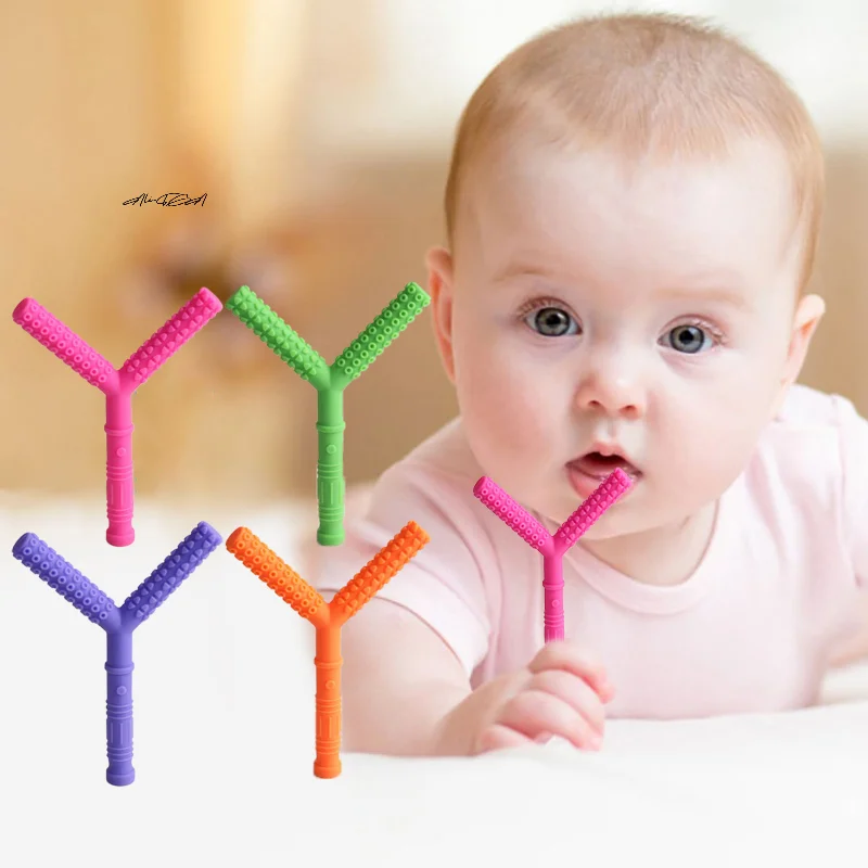 Kid Chewing Tube for Speech Therapy Teeth Massager Autism Sensory Tool Children Oral Muscle Rehabilitation Training Aid