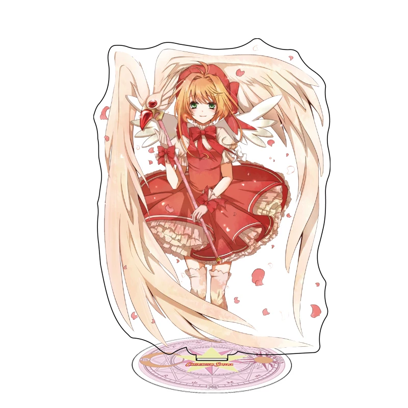 Cardcaptor Sakura Stand Model Anime Figure Kinomoto Sakura Figurine Custom Acrylic Standee Desktop Display Decoration Standing