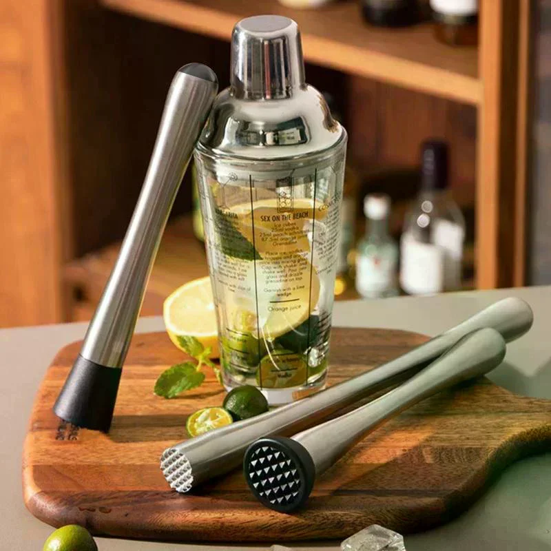 Ice Cocktail Crushed Cocktail Popsicle Mash Juice Stick Ice Hammer Bar Tool Lemon Hammer Press Stainless Steel