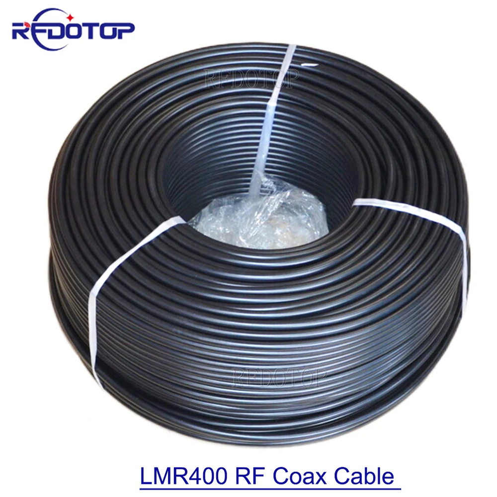 LMR400-Kabel, 50 Ohm, 50–7 HF-Koaxial-Pigtail, hochwertiges, verlustarmes HF-Koax-Kabel, Überbrückungskabel für Mikrowellen-Radio-Projekt, 1 m–70 m