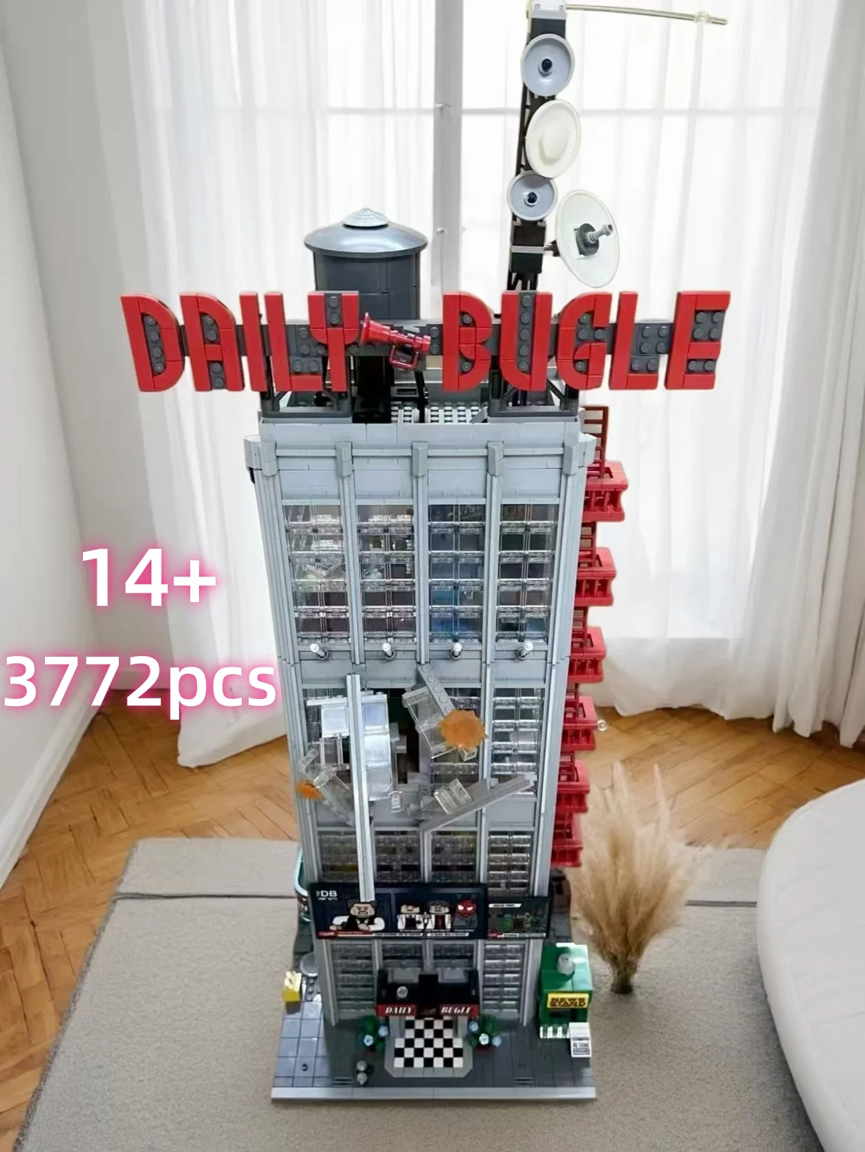 

3772 pcs of urban architecture series toys building difficulty models building blocks boys' birthday gifts