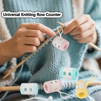 Knitting Row Counter - Manual Handheld Mini Tally Counter for Crochet, Yarn Craft, Sewing Tools