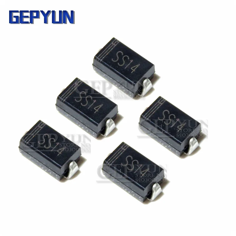 100PCS 1N5819 SS14 1N5822 SS34 SR160 SS16 1N5817 SS12 SMA Rectifier diode SR1100 SS110 SR360 SS36 SR240 SS24 SR2100 SS210 SS310