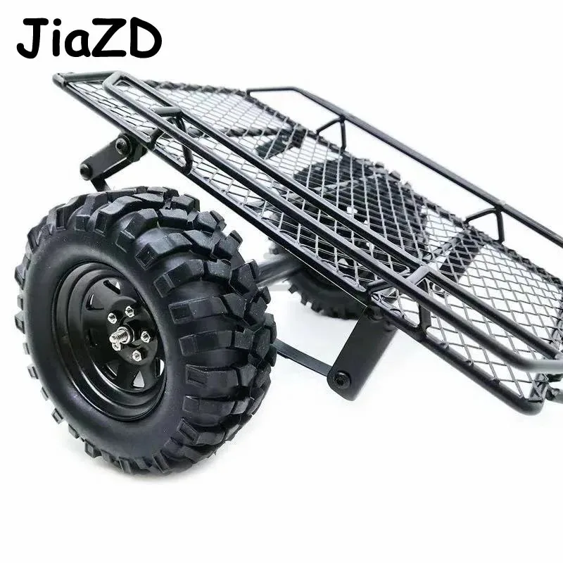 1Set rimorchio con attacco in metallo 220*205mm per 1/10 Rock Crawler Truck Trail TRX-4 TRX4 Axial SCX10 90046 RC4WD D90 CC01