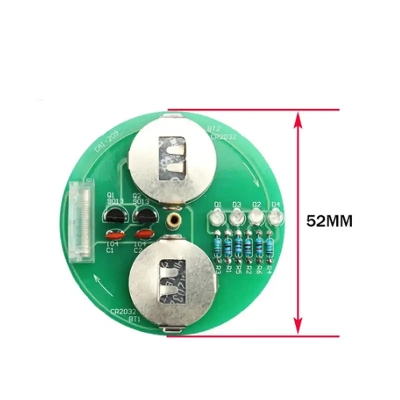 diy electronic kit LED gyro DIY welding kit Rotating lantern Inline components diy electronic sodering project(no battery)