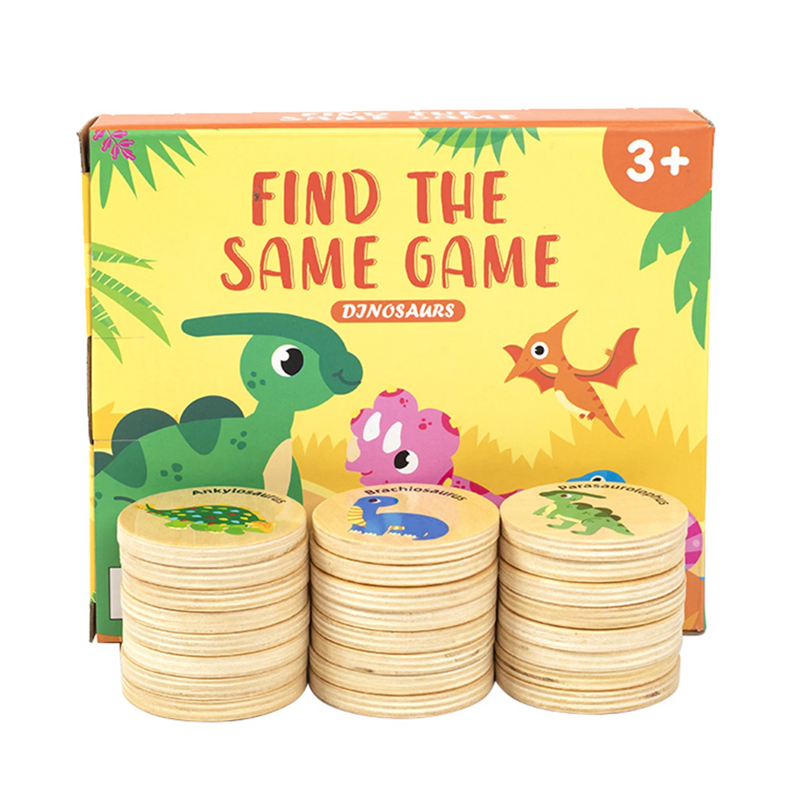 Dinosaur Memory Game Educational Memory Game Color Shape Matching Games Round Card Memory Color Shape Matching Games Travel