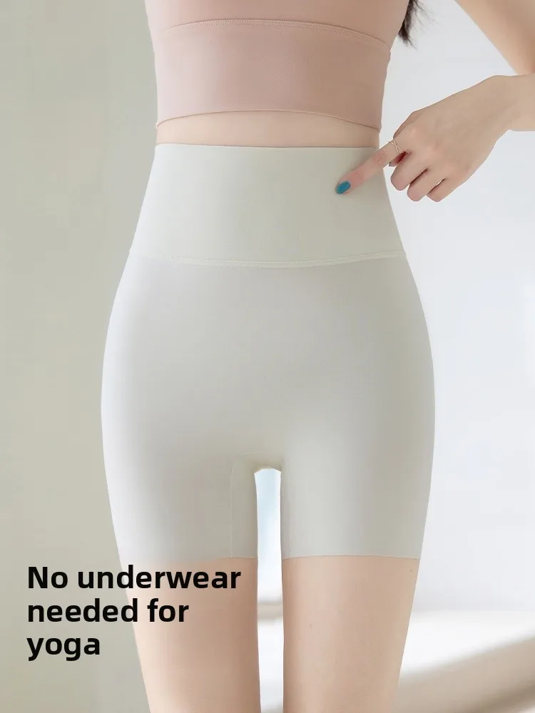 

Женские брюки для йоги с высокой талией, длиной три четверти, приятные для кожи, дышащие, высокоэластичные, комфортные в носке